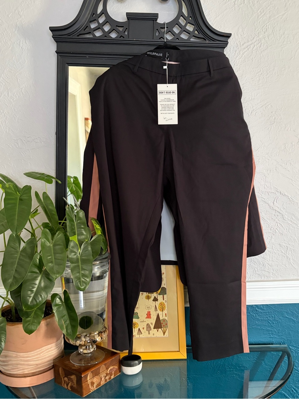 Wildfang Black Blazer and Pant Suit set. - Picture 2 of 4